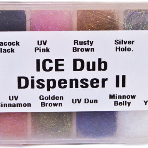 Hareline Ice Dubbing Loaded Dubbing Dispenser 2 - Feather Craft Fly Fishing