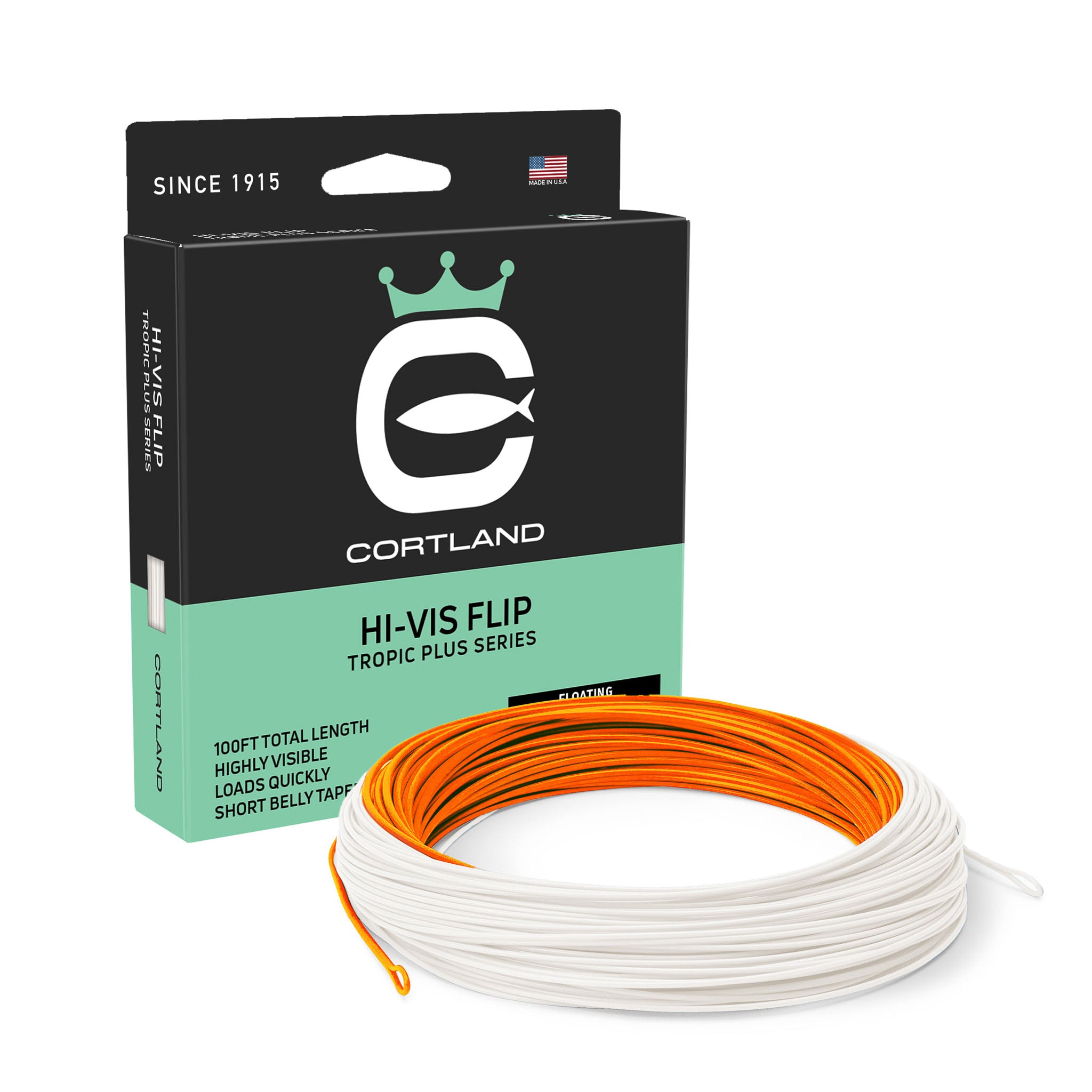 Cortland Tropic Plus Hi-Vis Flip Saltwater Fly Line - Feather Craft Fly Fishing