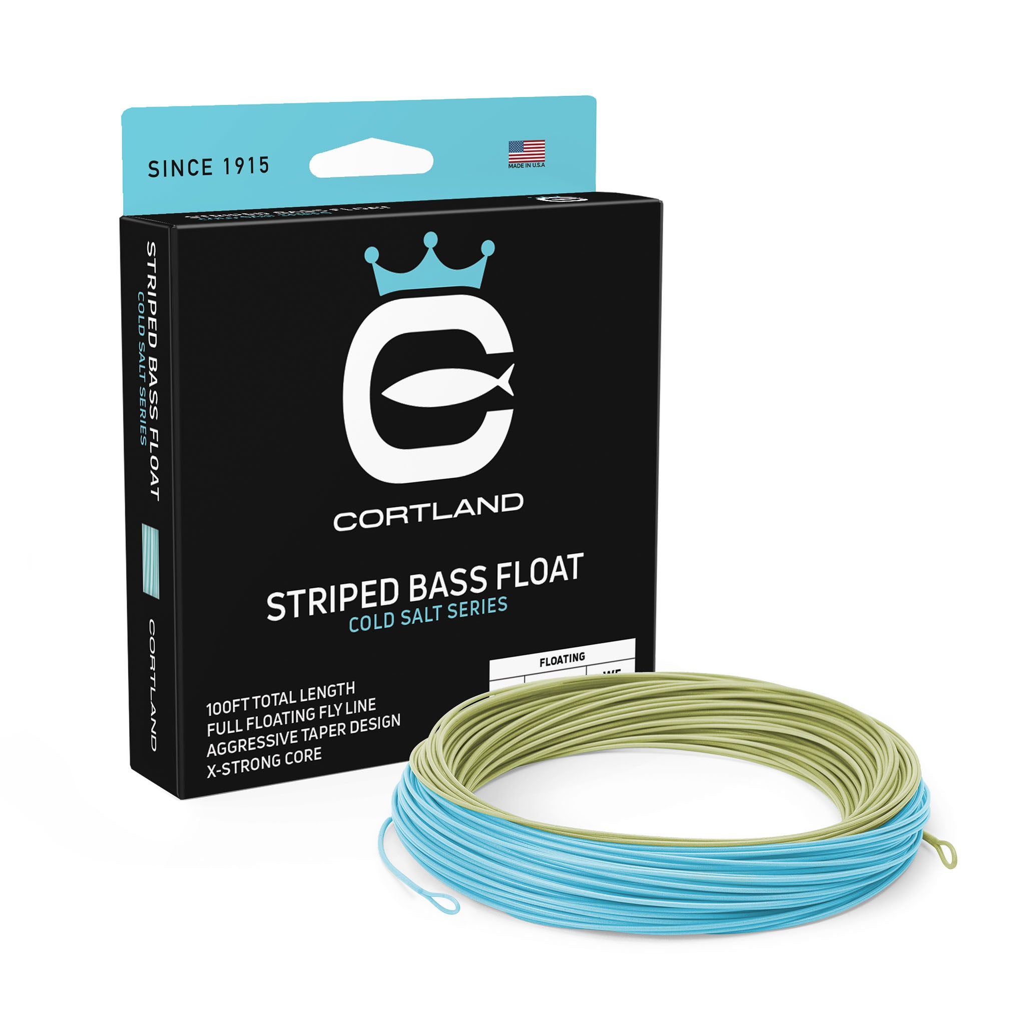 Cortland Cold Salt Series Striped Bass Float Fly Line - Feather Craft Fly Fishing