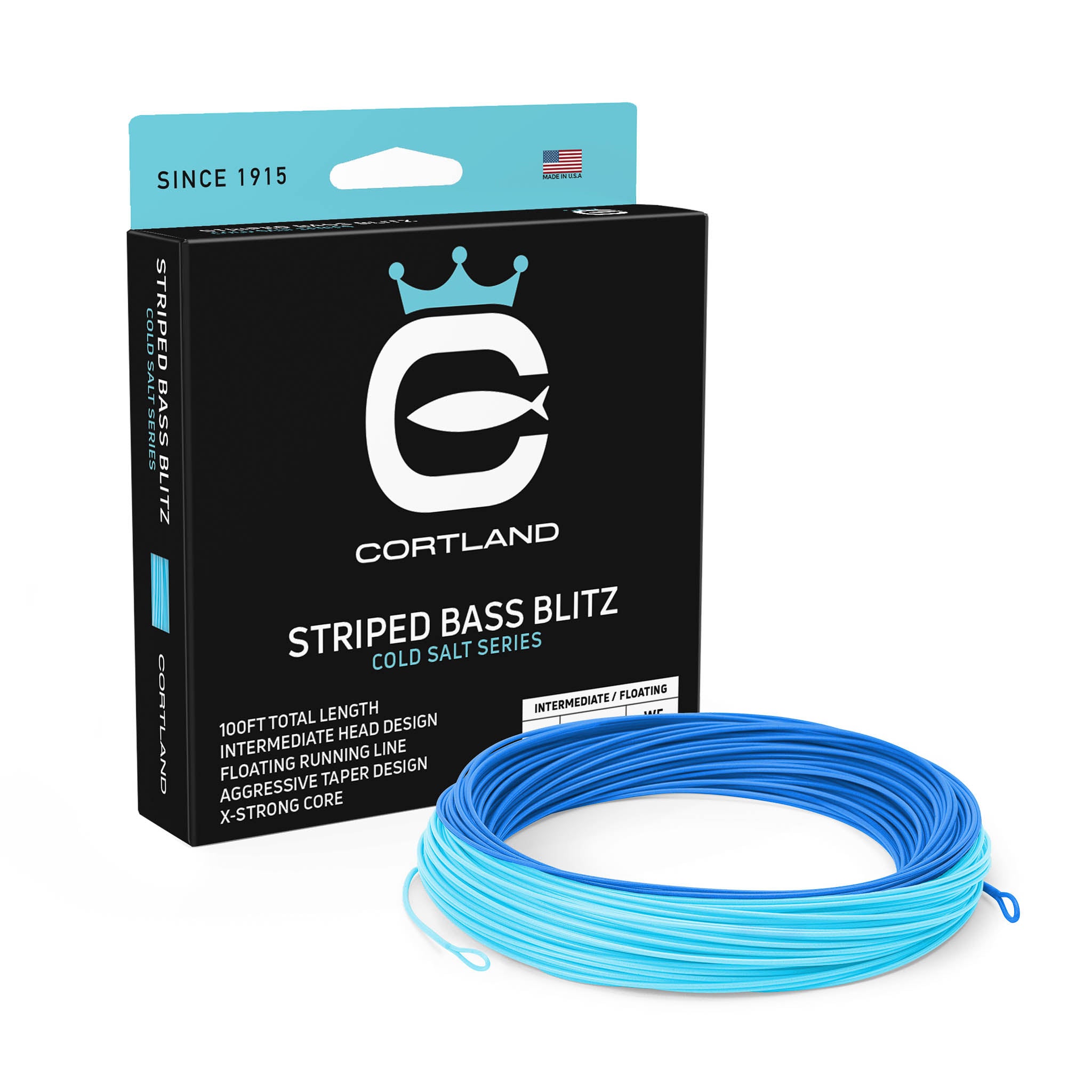 Cortland Cold Salt Series Striped Bass Blitz Fly Line - Feather Craft Fly Fishing