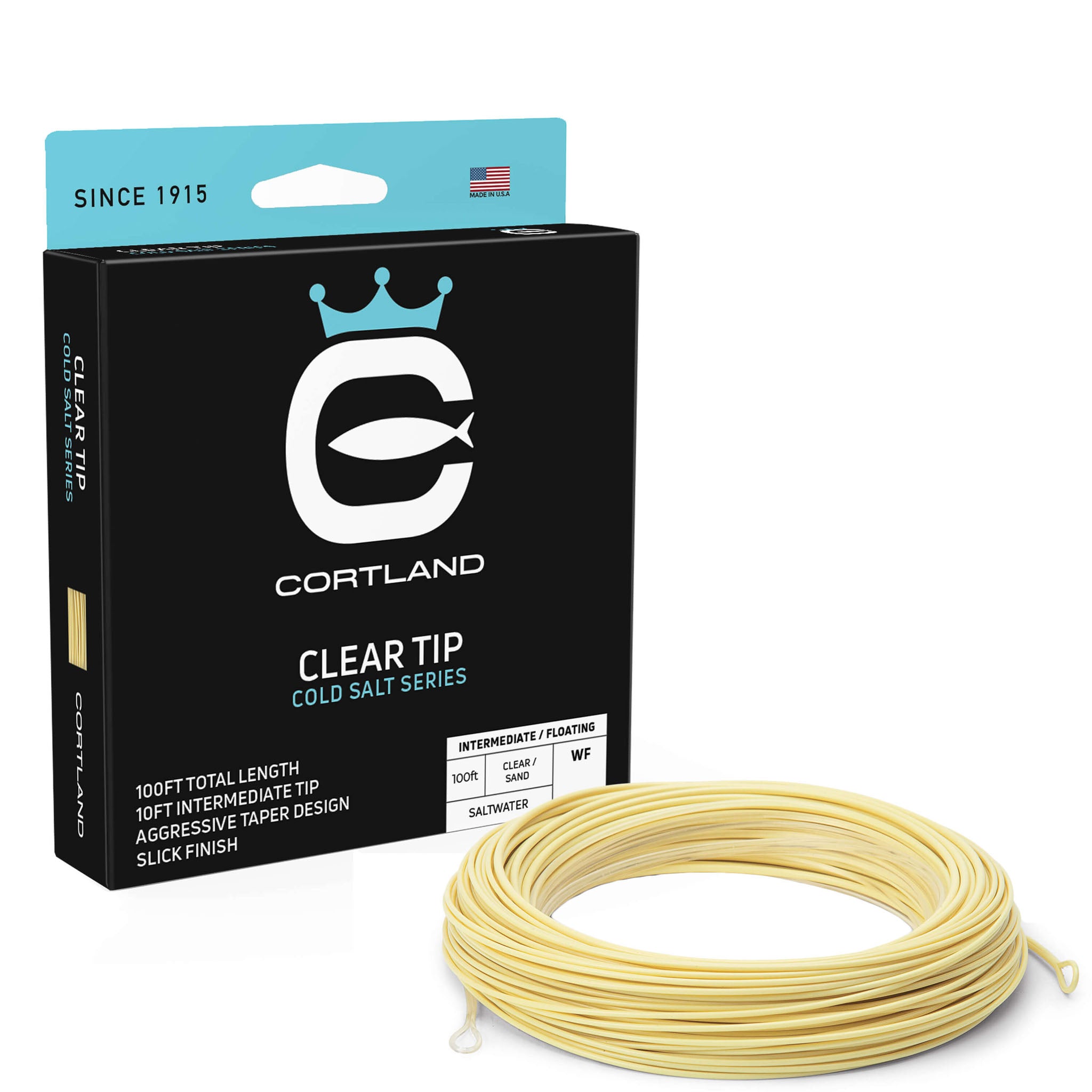 Cortland Cold Salt Series Clear Tip Fly Line - Feather Craft Fly Fishing
