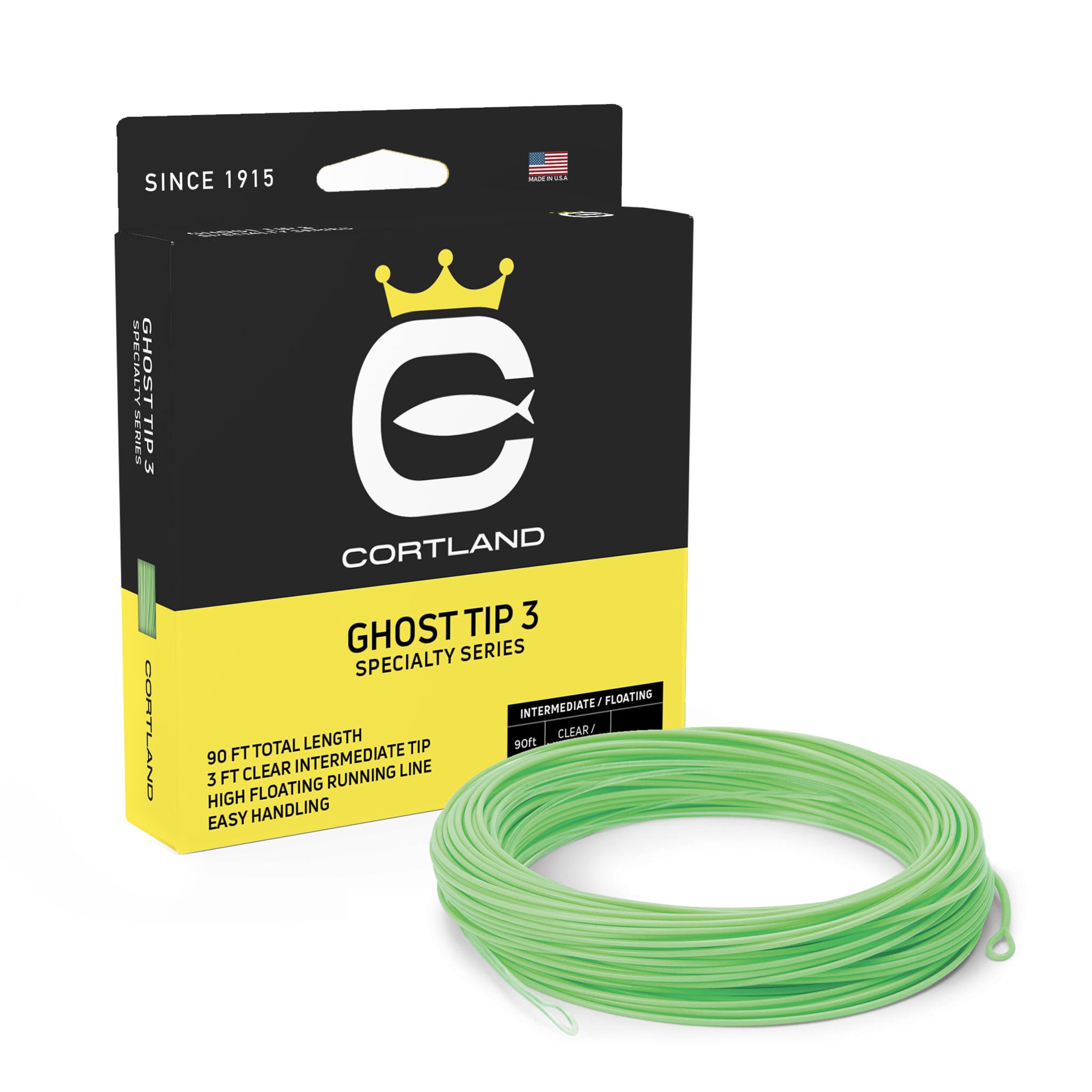 Cortland Specialty Series Ghost Tip 3 Fly Line - Feather Craft Fly Fishing