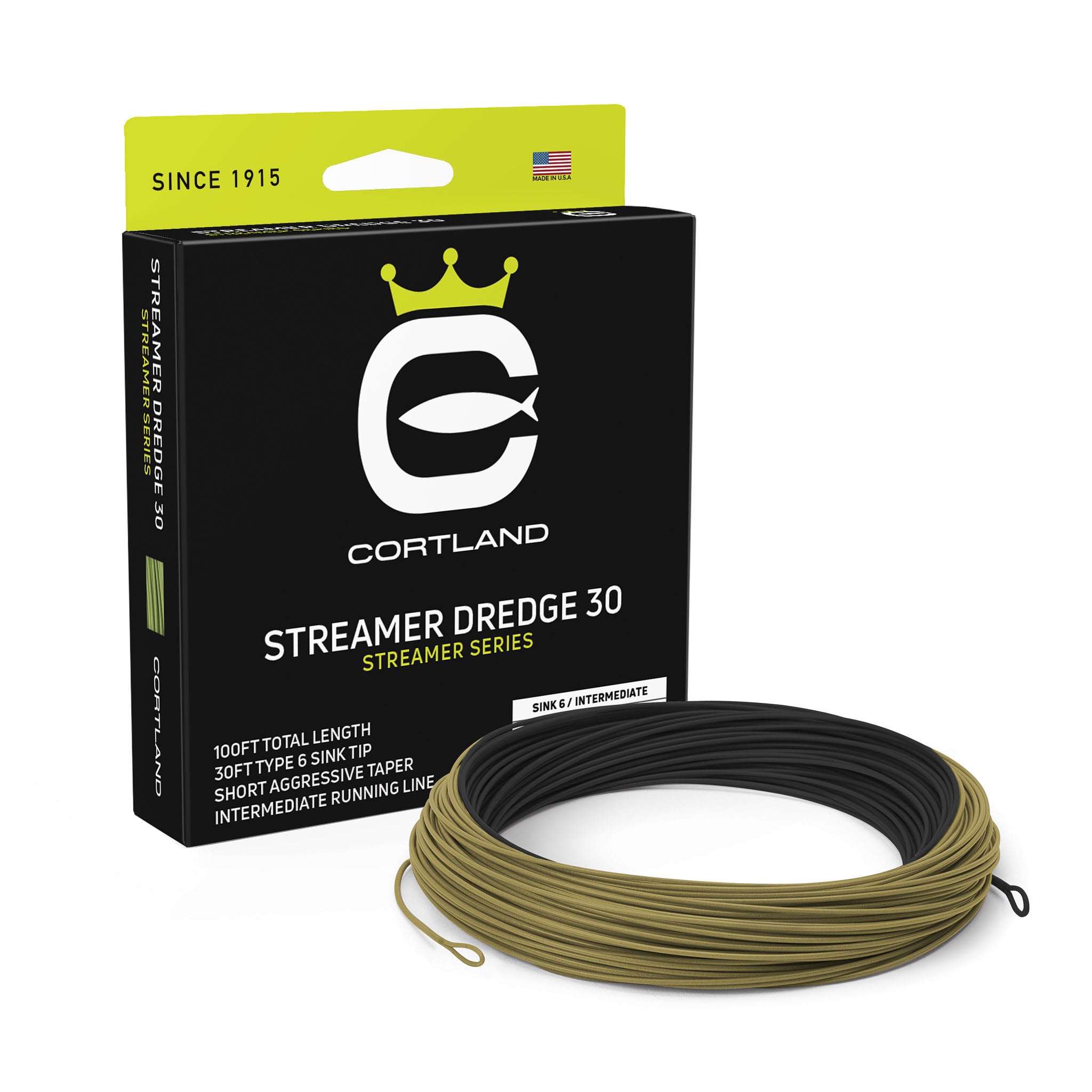 Cortland Streamer Dredge 30 Fly Line - Feather Craft Fly Fishing