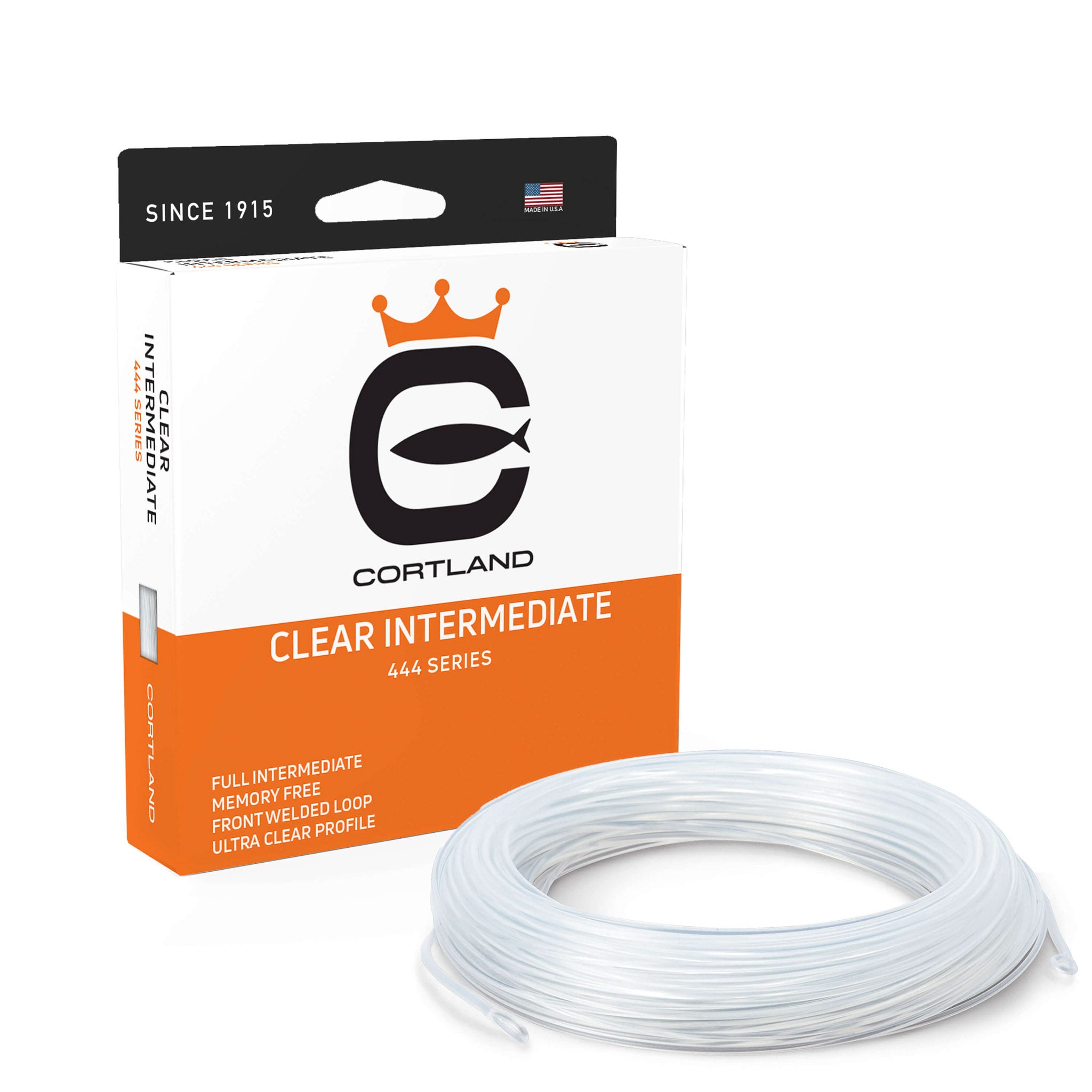 Cortland 444 Series Sub-Surface Clear Intermediate Fly Line - Feather Craft Fly Fishing