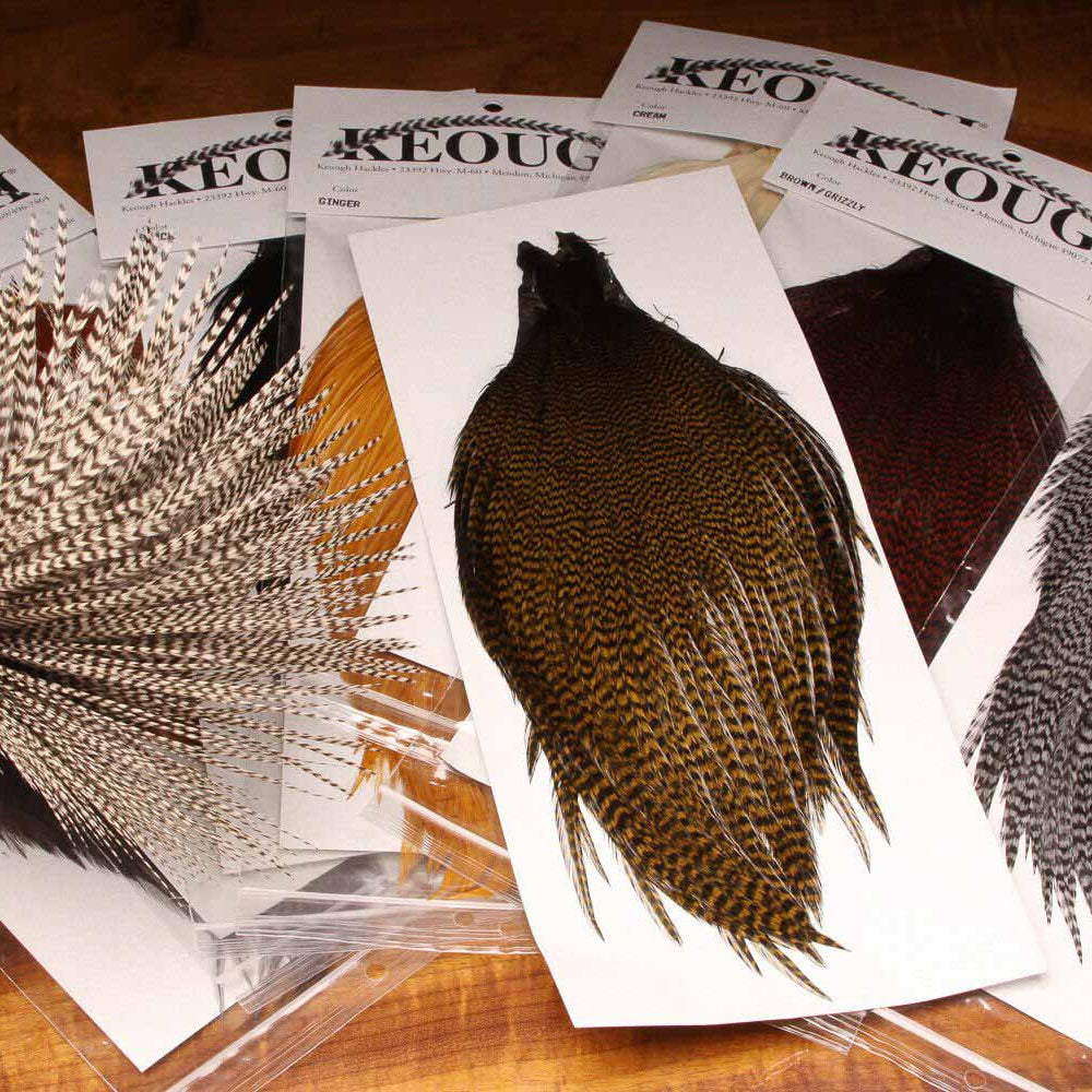 Keough Tyers Grade Dry Fly Capes - Feather Craft Fly Fishing