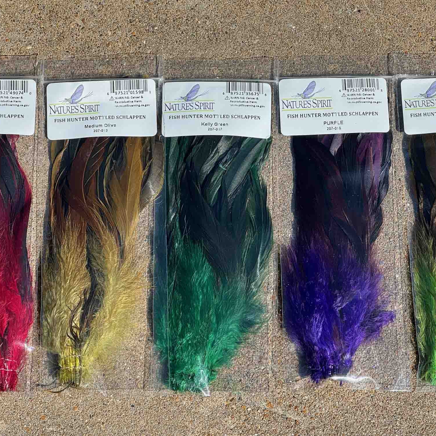 Fish Hunter Mottled Schlappen - Feather Craft Fly Fishing