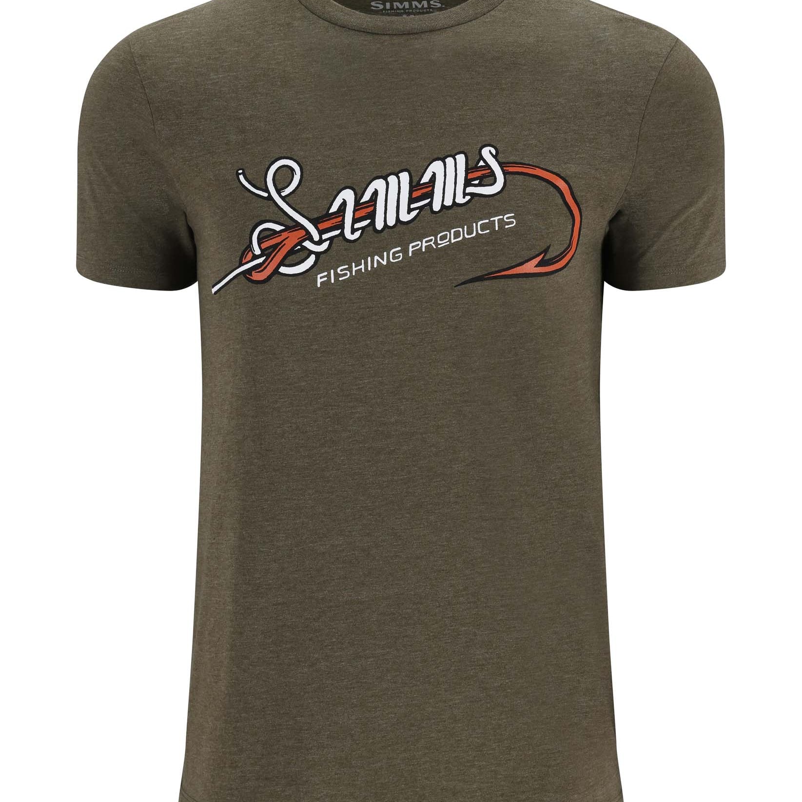 Simms Hook & Loop Logo T-Shirt - Feather Craft Fly Fishing