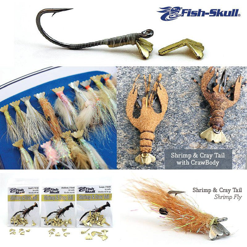 Fish Skull Shrimp & Cray Tails - Feather Craft Fly Fishing