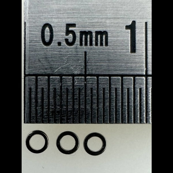 Feather Craft Tiny Metal Leader Rings #1 - Feather Craft Fly Fishing