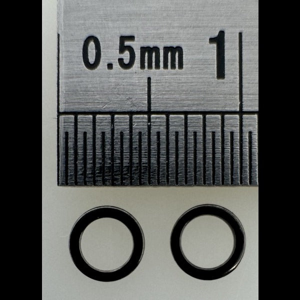 Feather Craft Tiny Metal Leader Rings #4 - Feather Craft Fly Fishing