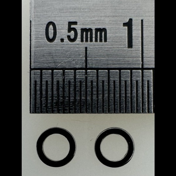 Feather Craft Tiny Metal Leader Rings #3 - Feather Craft Fly Fishing