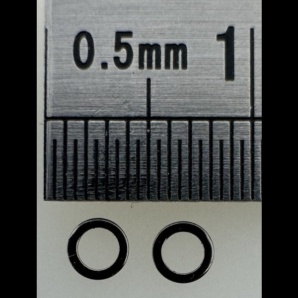 Feather Craft Tiny Metal Leader Rings #2 - Feather Craft Fly Fishing