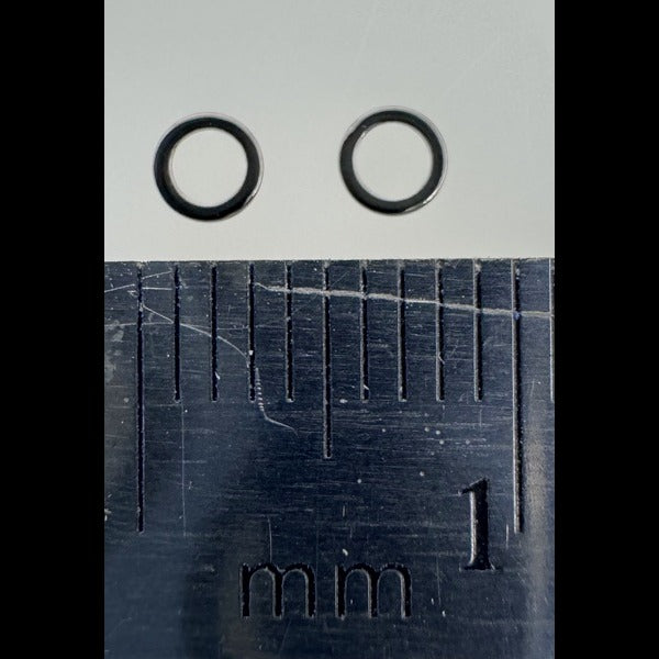 Feather Craft Tiny Metal Leader Rings #2 - Feather Craft Fly Fishing