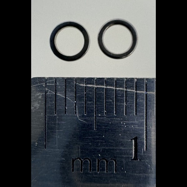 Feather Craft Tiny Metal Leader Rings #4 - Feather Craft Fly Fishing