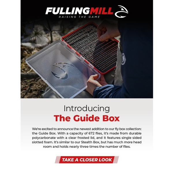Fulling Mill Guide Fly Box - Feather Craft Fly Fishing
