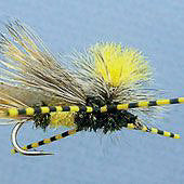 MFC Speckled Centipede Legs - Black Barred - Feather Craft Fly Fishing