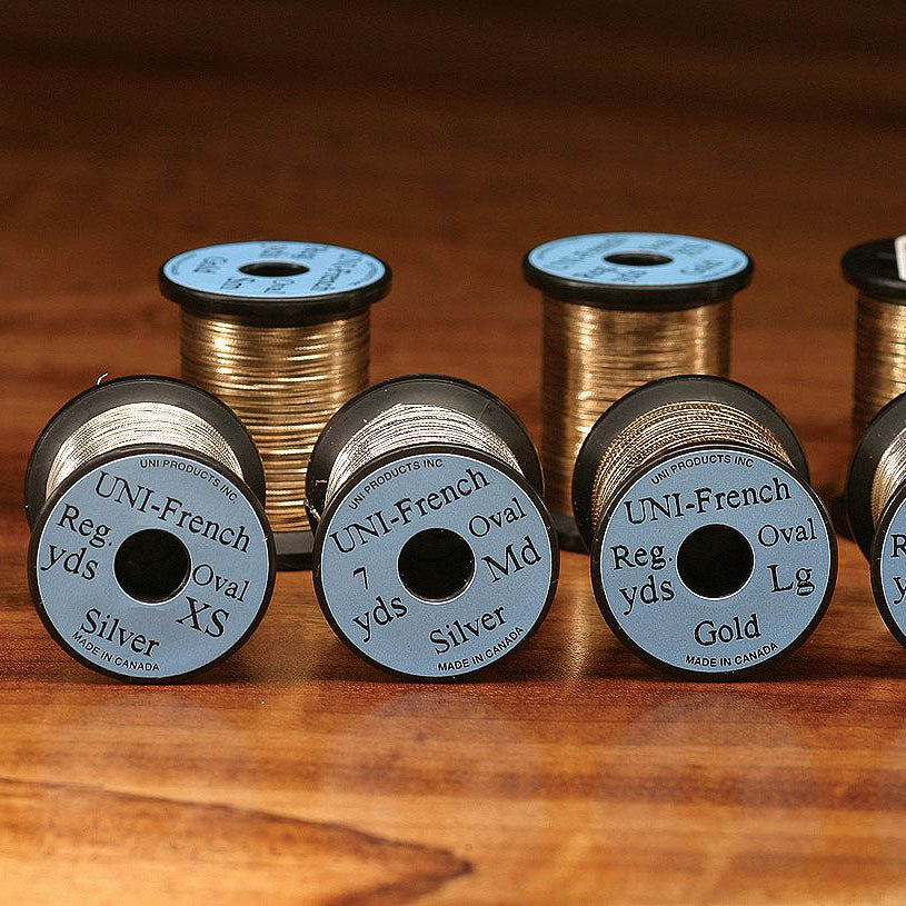 Uni French Oval Metallic Tinsel - Feather Craft Fly Fishing