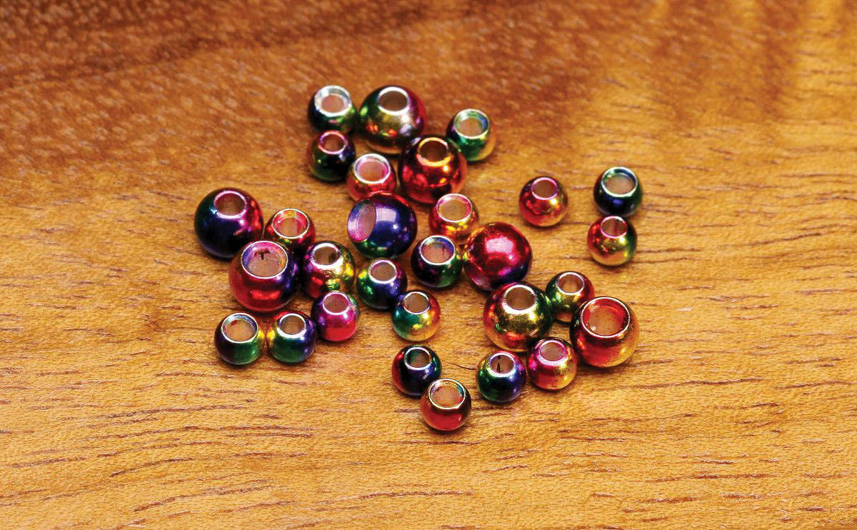 Rainbow Brass Beads - Feather Craft Fly Fishing