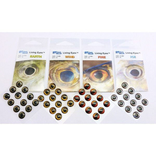 Fish Skull Living Eyes - Feather Craft Fly Fishing