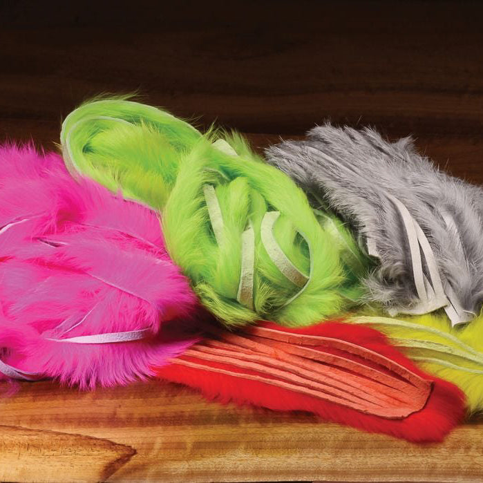 1/8" Cross-Cut Rabbit Strips - Feather Craft Fly Fishing