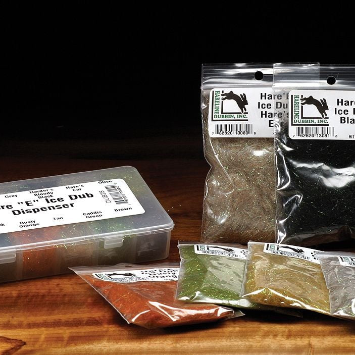 Hareline Hare E' Ice Dubbing Dispenser - Feather Craft Fly Fishing