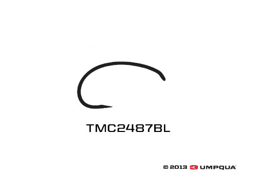 Tmc 2487Bl Barbless Scud Hook - Feather Craft Fly Fishing