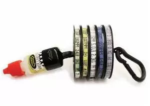 Anglers Image Tippet Retainer With Floatant Holder Anglers Image Tippet Retainer With Floatant Holder