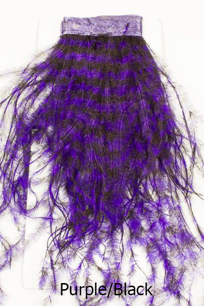 Mfc Strung Ostrich Herl - Barred - Feather Craft Fly Fishing