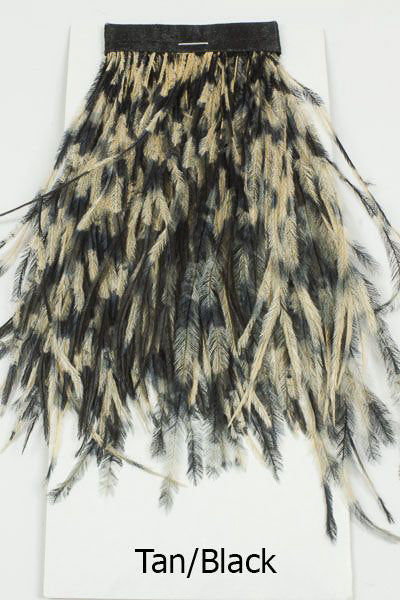 Mfc Strung Ostrich Herl - Barred - Feather Craft Fly Fishing