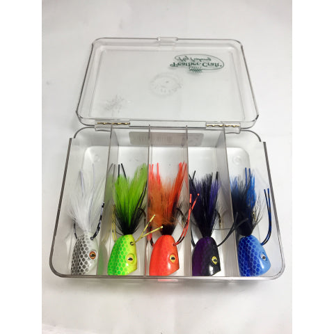Surface Seducer 2.0 Double Barrel Popper Selection - Feather Craft Fly Fishing