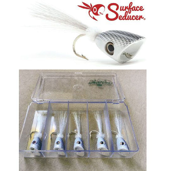 Surface Seducer Double Barrel Baitfish Popper - 5-Popper Selection - Feather Craft Fly Fishing