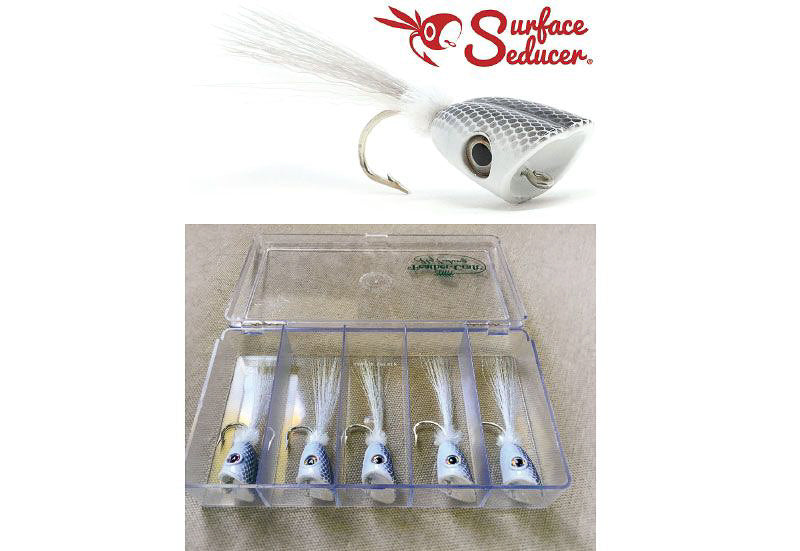 Surface Seducer Double Barrel Baitfish Popper - 5-Popper Selection - Feather Craft Fly Fishing