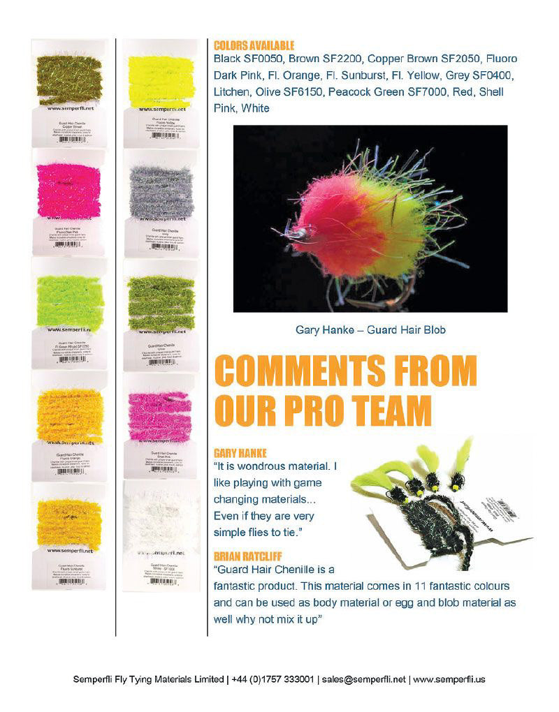 Semperfli Guard Hair Chenille - Feather Craft Fly Fishing