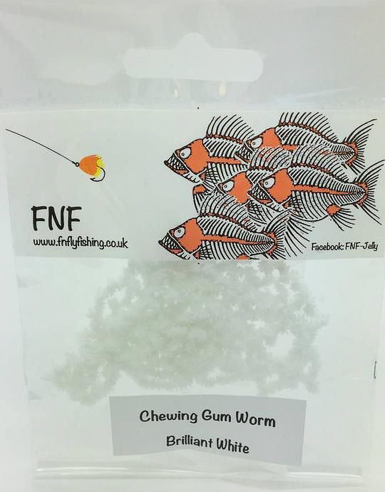 FNF Chewing Gum Worm 3Mm Soft Chenille - Feather Craft Fly Fishing