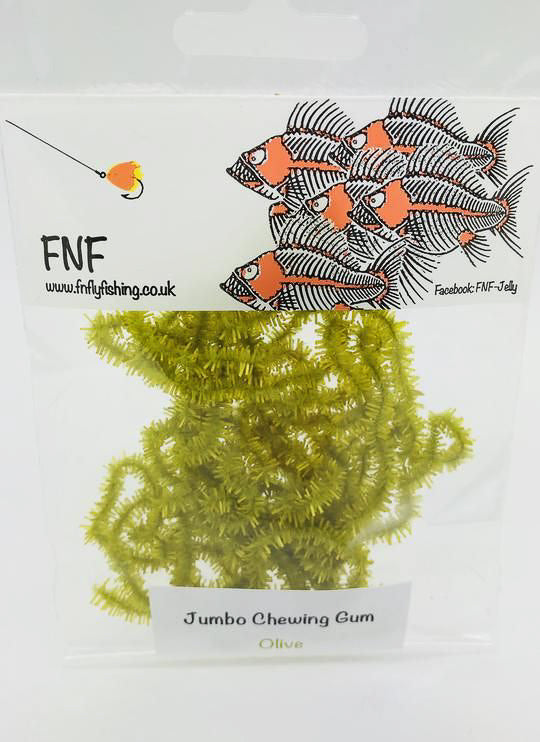 Fnf Jumbo Chewing Gum Worm 5Mm Chenille - Feather Craft Fly Fishing