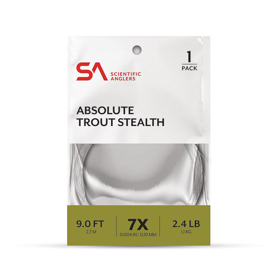 Scientific Anglers Absolute Trout Stealth Leader - Feather Craft Fly Fishing