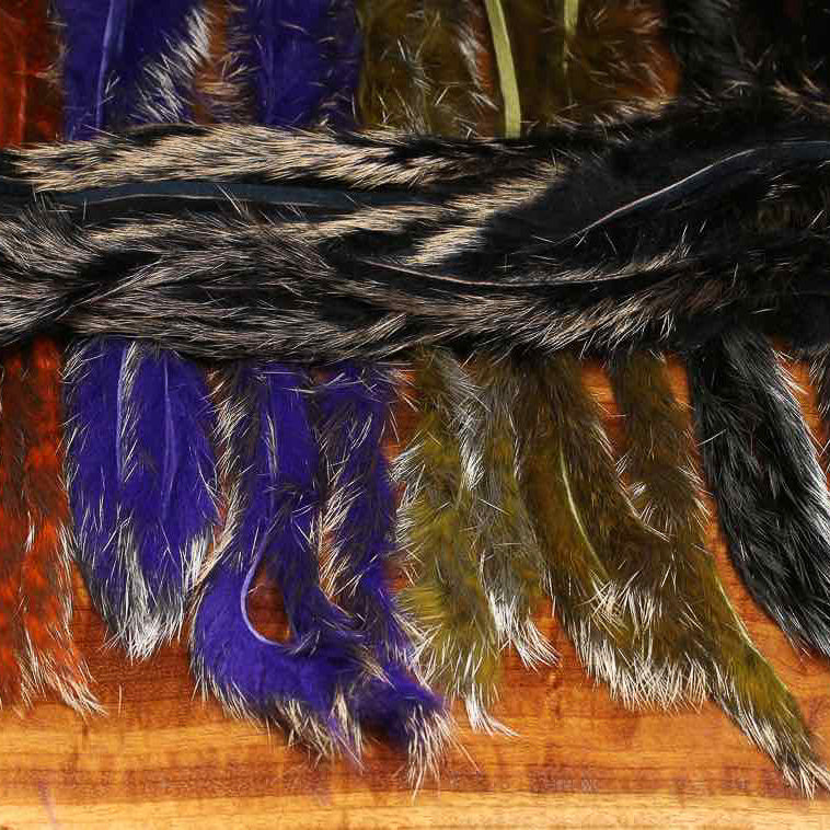Shimmering Rabbit 1/8" Strips - Feather Craft Fly Fishing