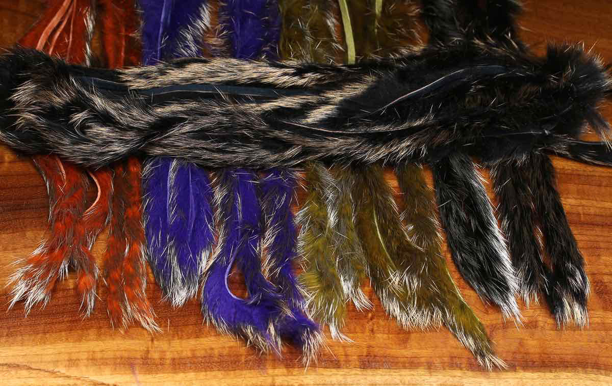 Shimmering Rabbit 1/8" Strips - Feather Craft Fly Fishing