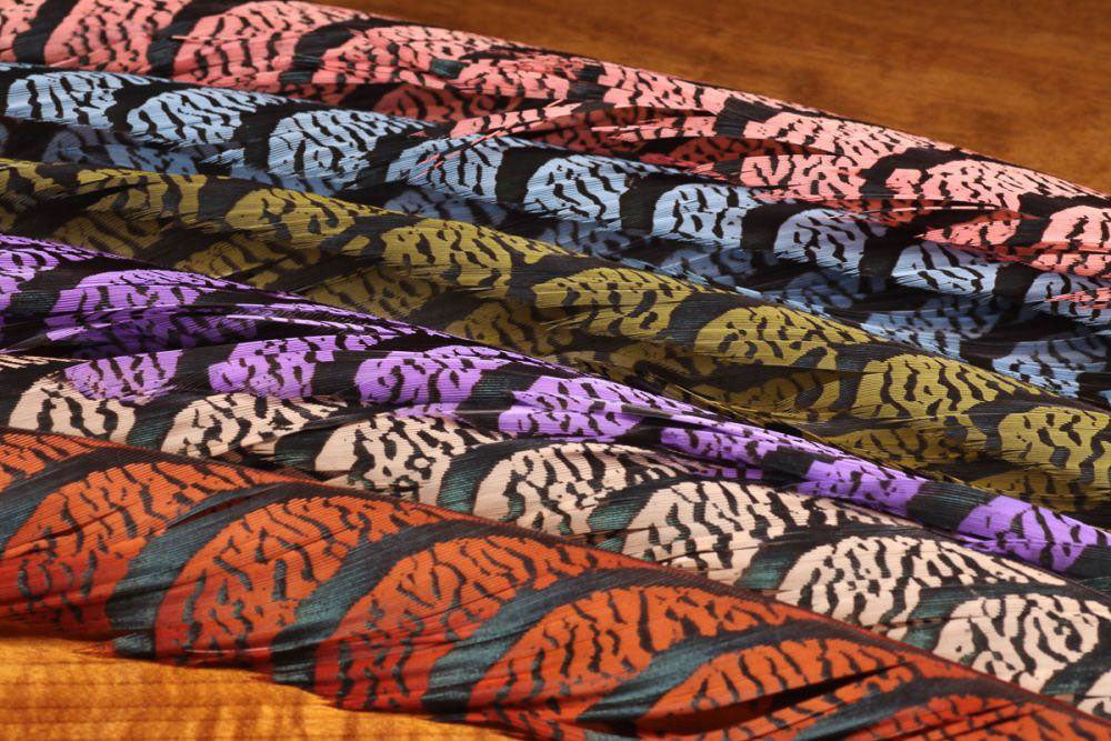 Hareline Lady Amherst Full Center Tail Feather - Feather Craft Fly Fishing