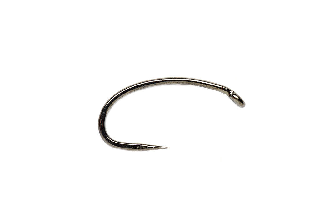 Fulling Mill Fm5115 Heavyweight Grub Barbless Black Nickel Hook - Feather Craft Fly Fishing