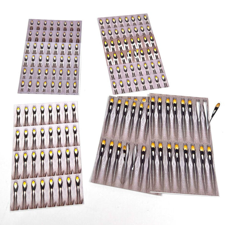 Artificial Jungle Cock Eyes - Feather Craft Fly Fishing