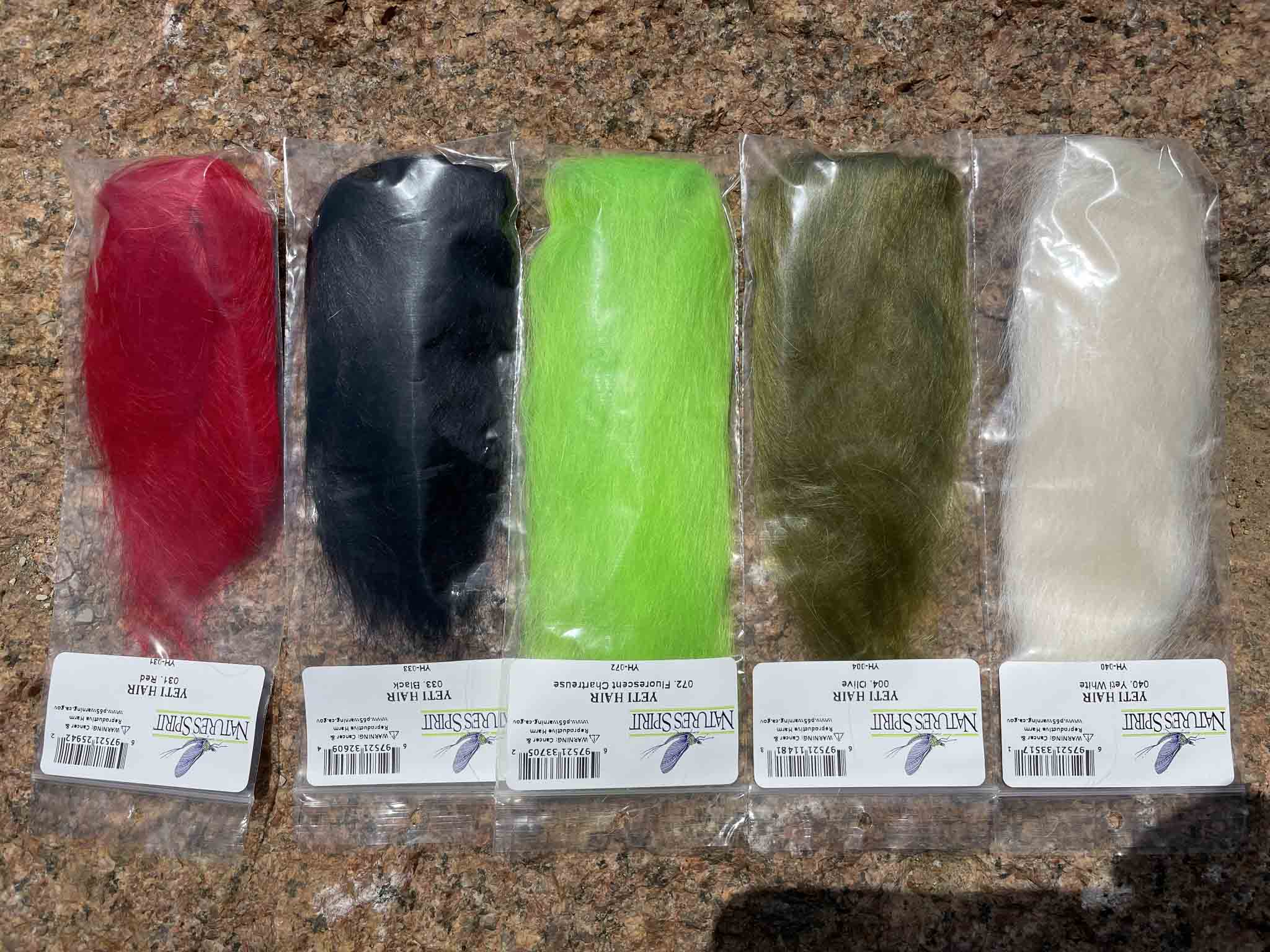 Yeti Hair - Feather Craft Fly Fishing