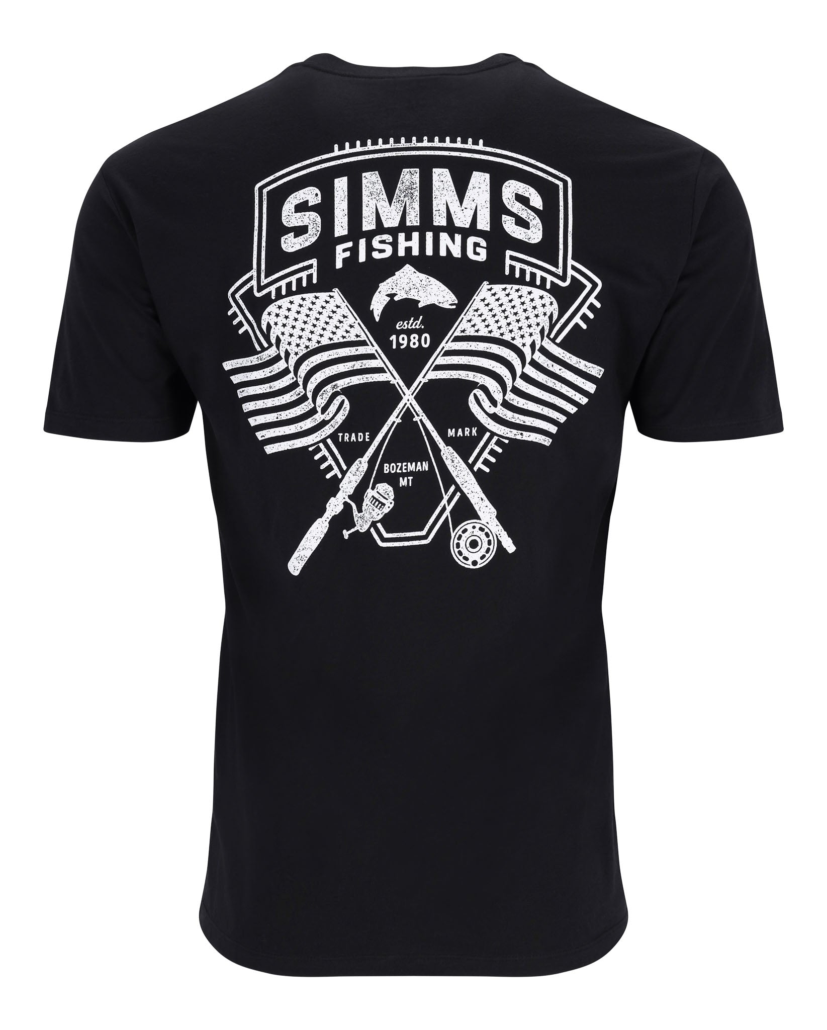 Simms Rods & Stripes T-Shirt - Feather Craft Fly Fishing