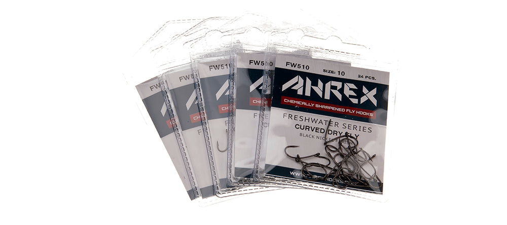 Ahrex FW510 Curved Dry Fly Hook - Feather Craft Fly Fishing