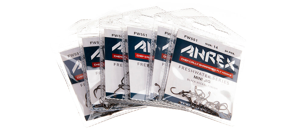 Ahrex FW551 Mini Jig Hook - Barbless - Feather Craft Fly Fishing
