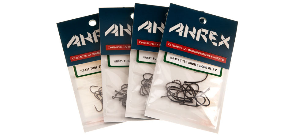 Ahrex HR431 Tube Single Hook - Barbless - Feather Craft Fly Fishing