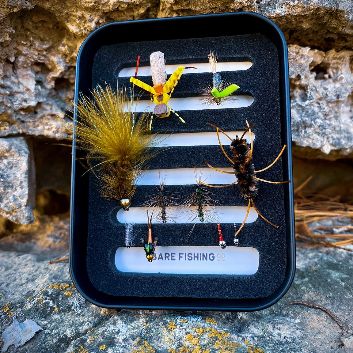 Bare Fly Fishing Loaded Trout Fly Tin - Feather Craft Fly Fishing