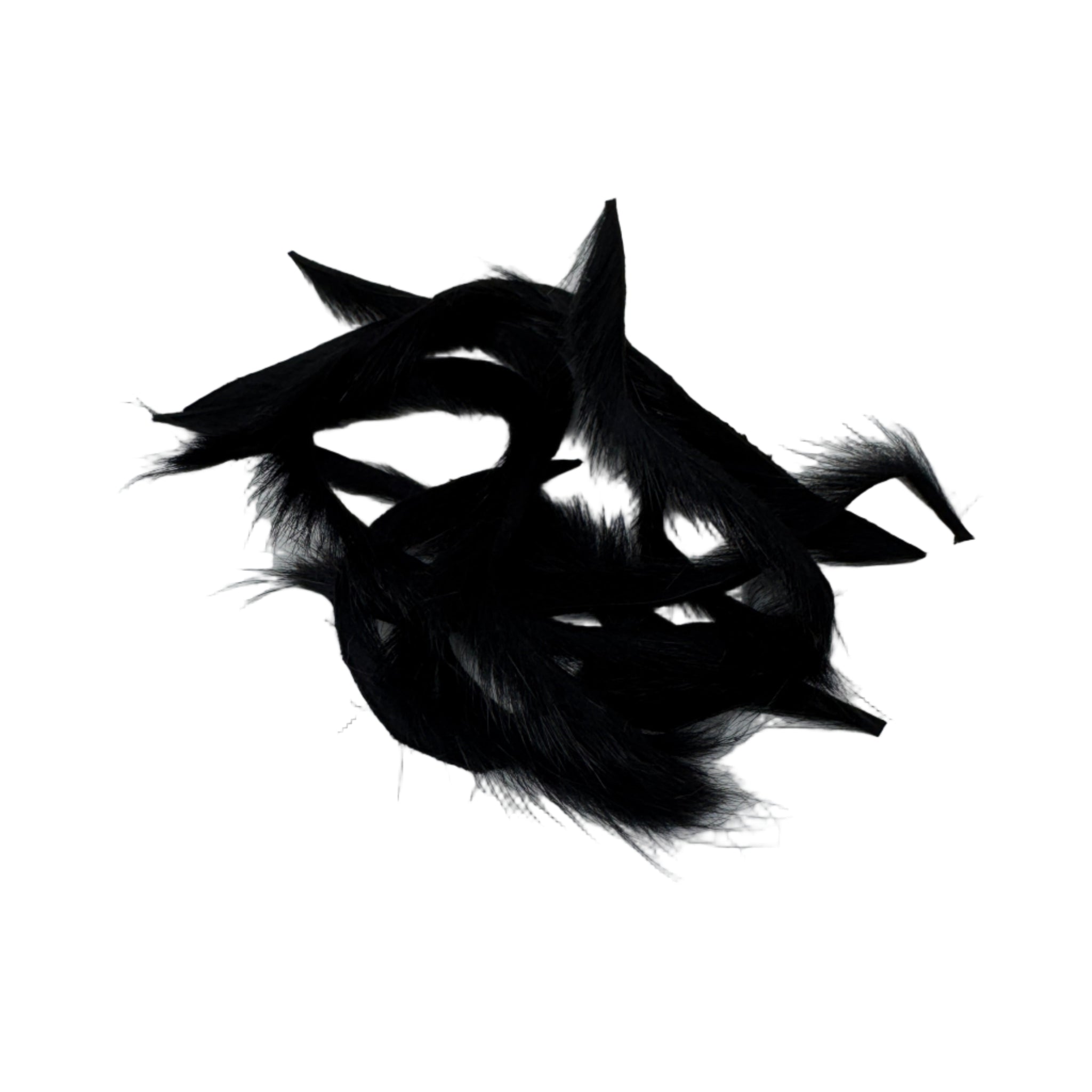 Black Squirrel Zonker Strips for Fly Tying