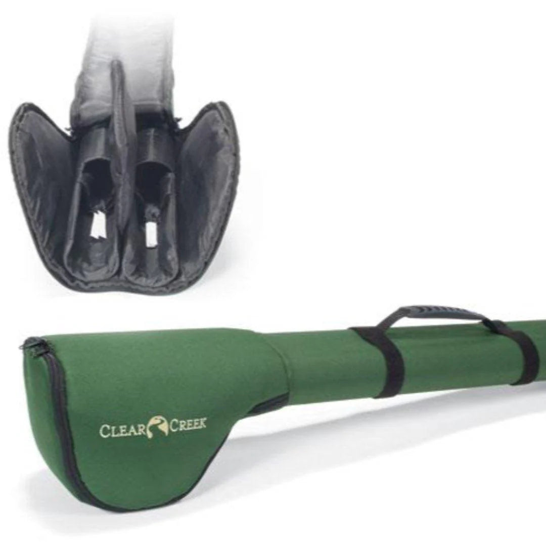 Feather Craft Premium Double 4-Piece Rod & Reel Cases - Feather Craft Fly Fishing
