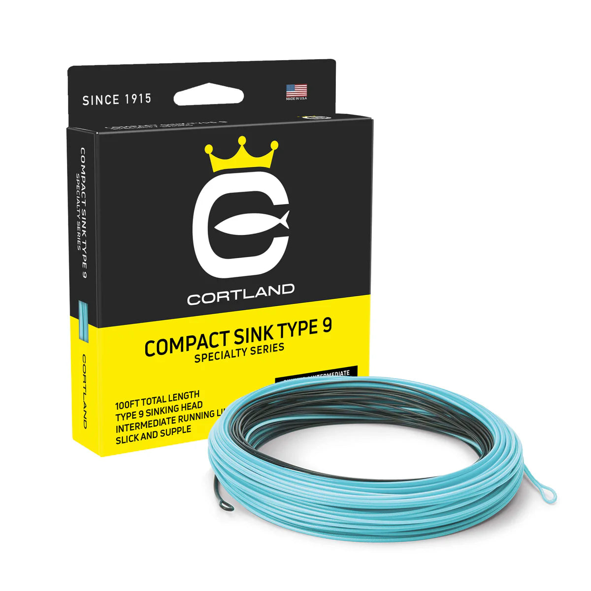 Cortland Specialty Series Compact Sink Type 9 Fly Line - Feather Craft Fly Fishing